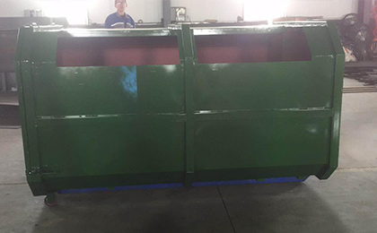 4方 勾臂式垃圾箱